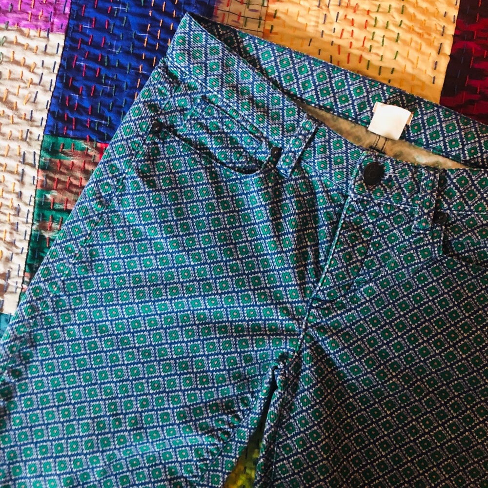 J Crew Patterned Cords